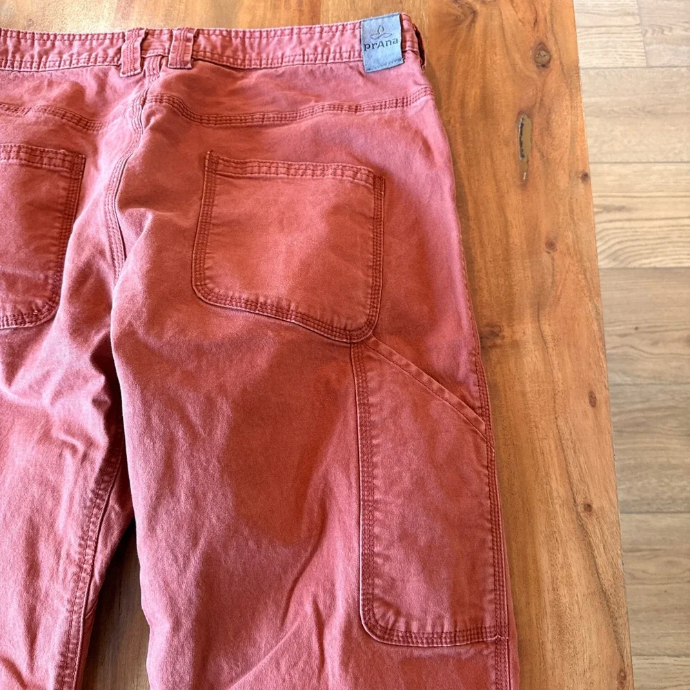 Prana Men's Burnt Orange Carpenter Style Jeans Size 36x32 - Picture 6 of 6